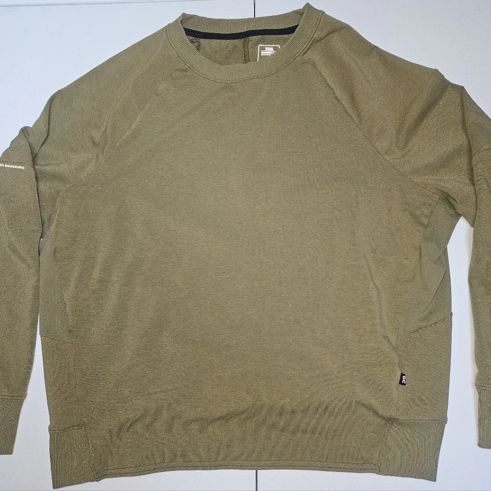 On Movement Crew Green women's crew neck sweatshirt small - Picture 1 of 6